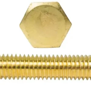 Autentyczny M5x12 Śruby łeb 6-kątny mosiądz DIN 933 250szt.